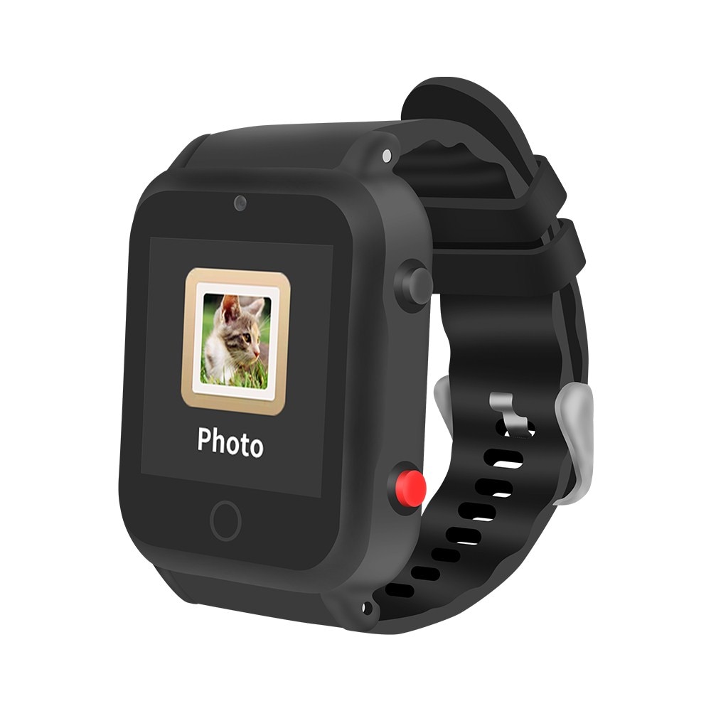 Reloj inteligente multifunción para ancianos, reloj inteligente IP68 con GPS + LBS + WIFI de posicionamiento, control de ritmo cardíaco y de la presión sanguínea, resistente al agua