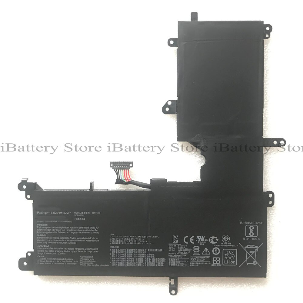 Echt B31N1705 Batterij Voor Asus Vivobook Flip 14 TP410UA 410Uf 410UR Q405UA Q405UA-BI5T5 Q405UA-BI5T7 UX460UA UX460UA-1B/2G