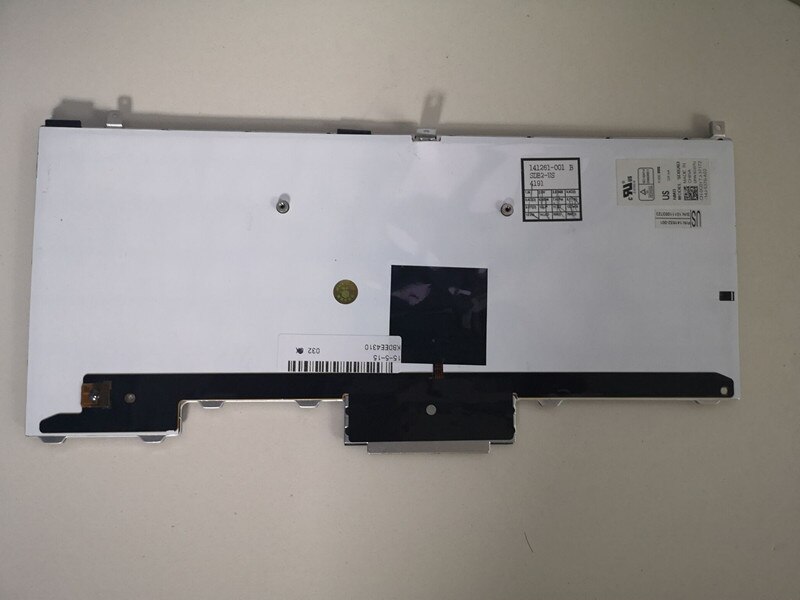 Teclado de portátil usado para Dell Latitude E4310, con punto y retroiluminado