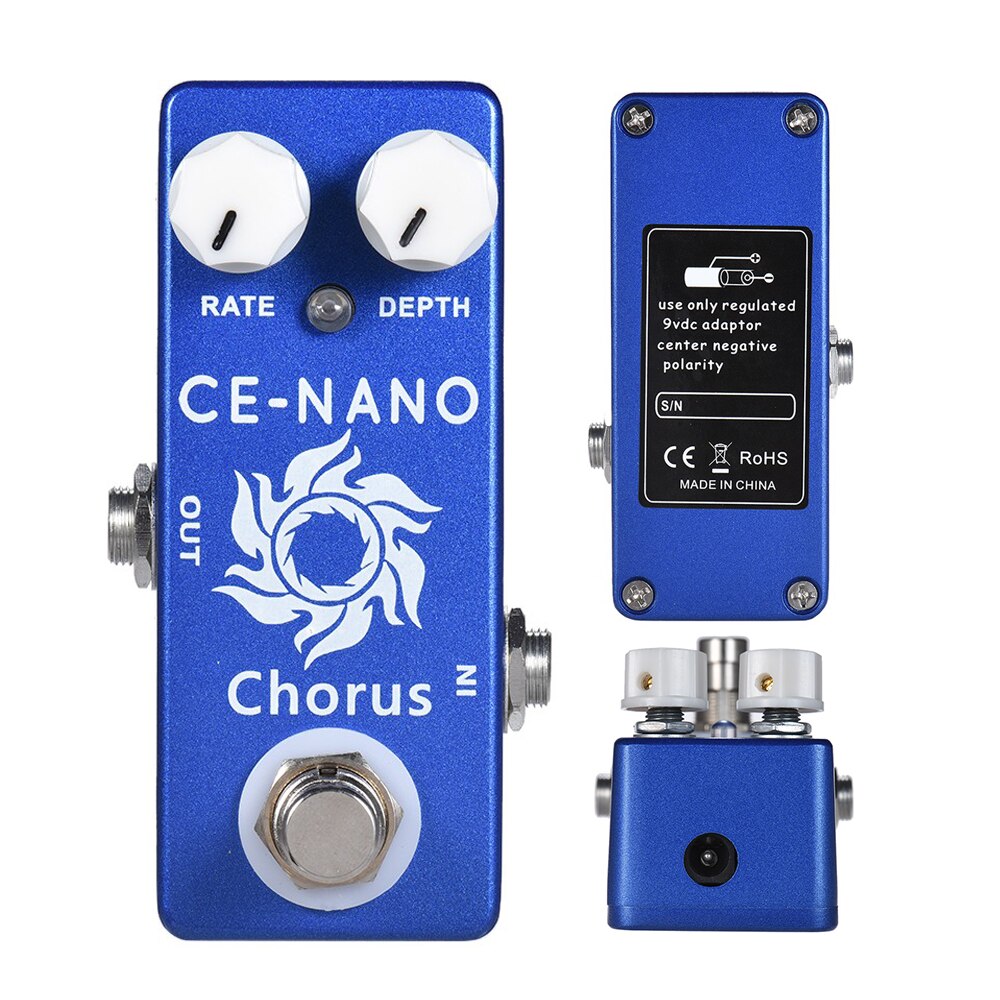 Mosky Ce-Nano Chorus Gitaar Pedaal Overdrive Multi Effecten Pedaal Voor Basgitaar Ukulele Muziekinstrumenten Sport Entertainment