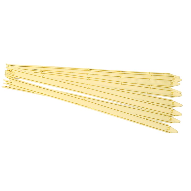 10 stk/pakke gør-det-selv sløjfedekoration bryllupspynt jul håndtrukne blomster materiale festlig dekoration: Gul