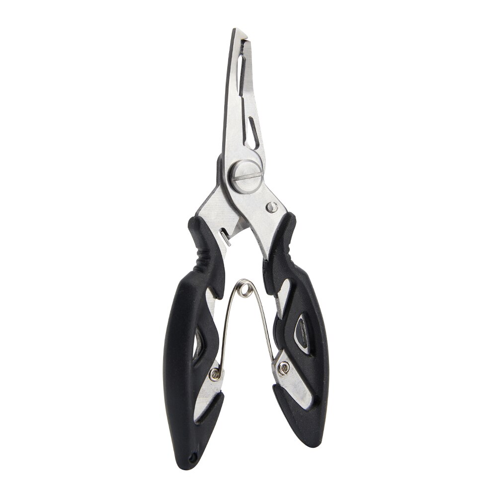 Multifunction Fishing Plier Scissor Fishing Tools Braid Line Lure Cutter Hook Remover Fishing Cutting Fish Use Tongs Scissors: Black
