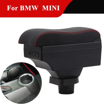 For BMW MINI Cooper R50 R52 R53 R56 R57 R58 F55 F56 F57 Countryman R60 F60Central Armrest Storage Box Modification Accessories