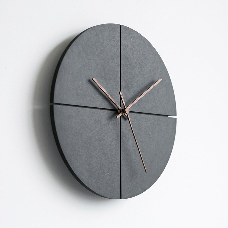 Nordic Minimalistische Wandklok Zwarte Woonkamer Klokken Persoonlijkheid Huishoudelijke Stille Muur Horloges Home Decor