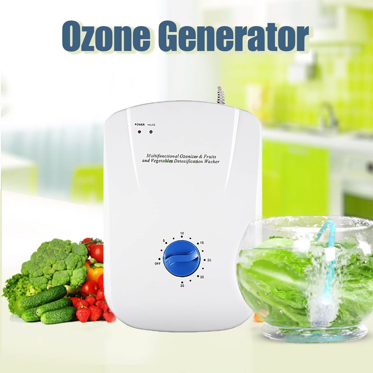 400mg/h Portable Ozone Generator Ozonator ionizer ... – Grandado