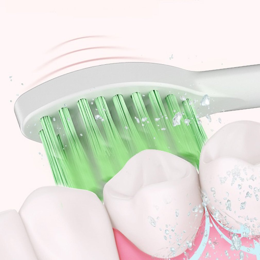 Toothbrush Multi Stage Acoustic Vibration Adult Waterproof Electric Toothbrush Rechargeable Practical Toothbrush White