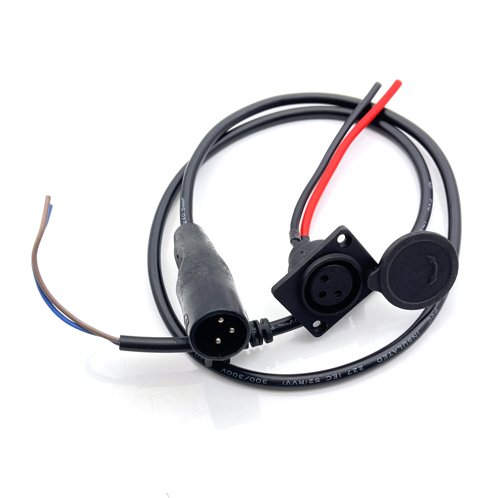 Lithium Li-ion conversion head Battery Charging Plug Socket E-bike Scooter Balance Car Charger Interface Cable Wire Connector: green