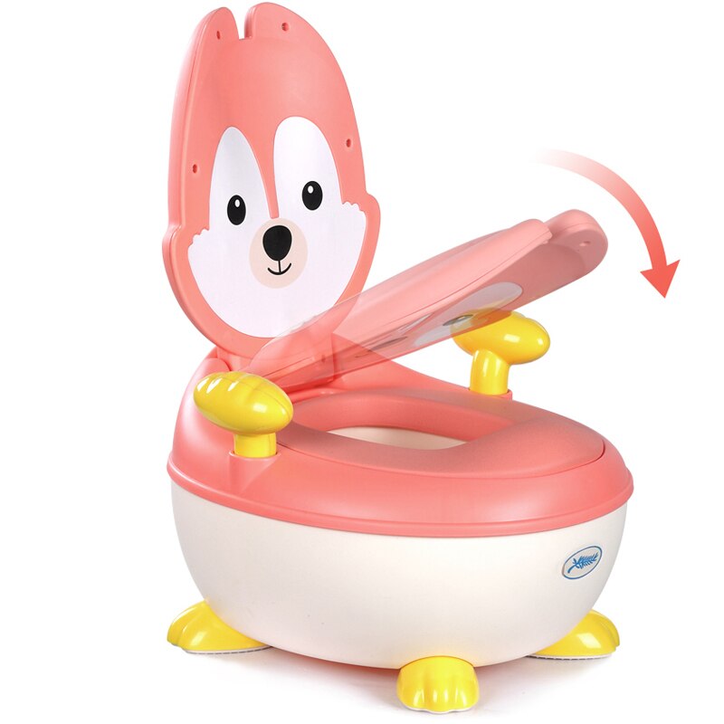 Kinderen wc kinderpotje jongen meisje 1-6 jaar oude cartoon baby wc potje voor gratis potje borstel + cleaning bag