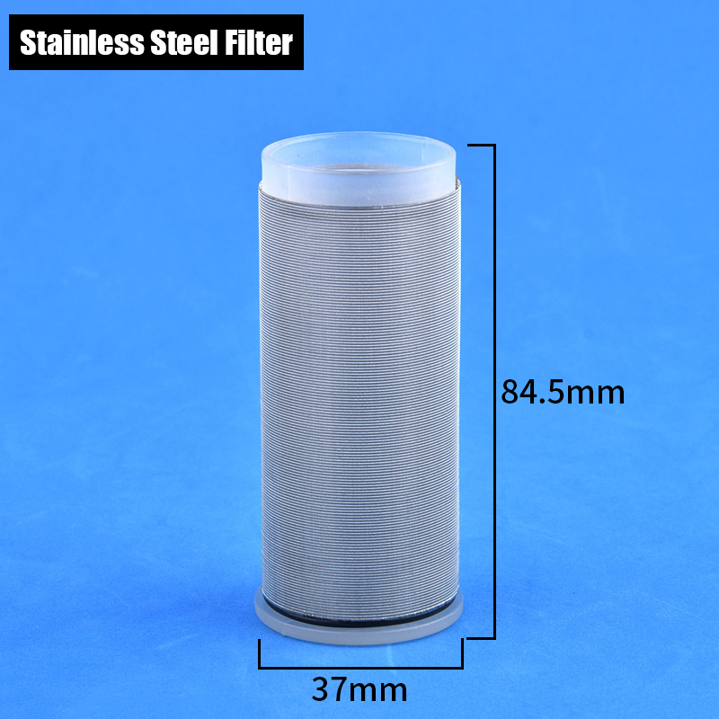 316, Edelstahl, Luftreiniger, Wasserhahn, Filter, Dusche, Sprühkopf, Waschmaschine, Wasserhahn, Skala, Sieb für Küche, Badezimmer, Zubehör: Weiß