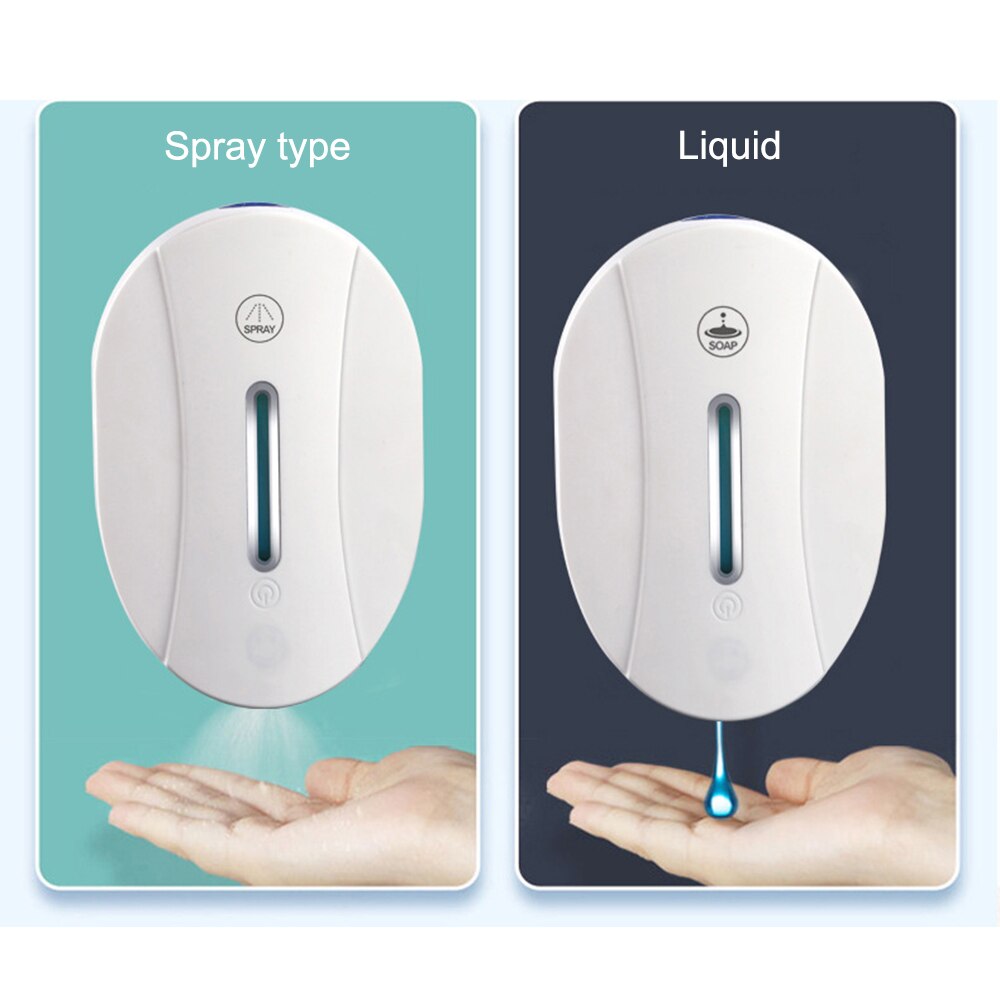 Desinfectiemachine automatische handdesinfectiemiddel sensor dispenser voor vloeibare zeep schuim alcohol spray droog batterij accessoires handsfree