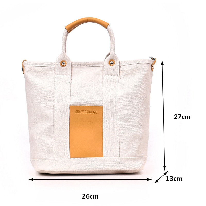 Grote capaciteit dikke canvas crossbody tassen voor vrouwen grote schouder reis boodschappentas vrouwelijke casual handtas tassen