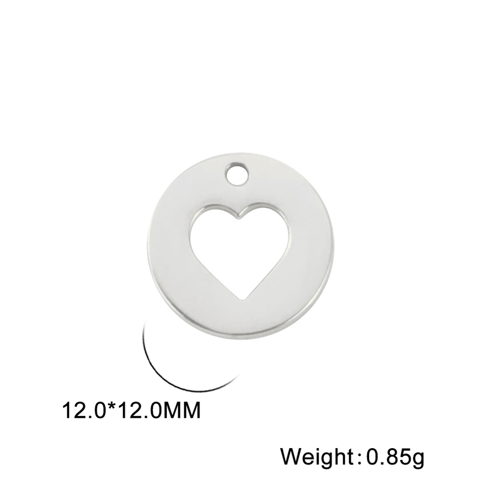 10 pz/lotto Piccoli Ciondoli tutto'ingrosso per Collane Bracciali Pendenti in Acciaio Inox Accessori per La Produzione di Gioielli Fai Da Te Componente: Zinco blu placcato