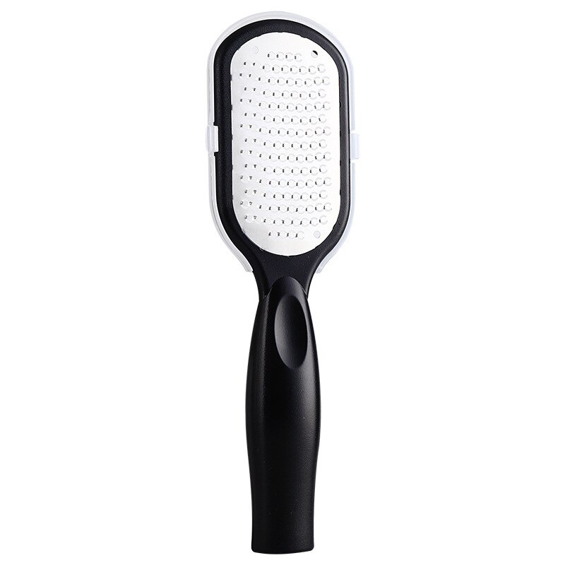1 Pcs Stainless Steel Callus Remover Foot File Scraper Pedicure Tools Dead dead skin remover for feet foot care: BLACK
