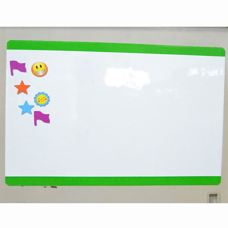 Rewritable mini fridge whiteboard sticker Note message board magnetic rounded A4 size