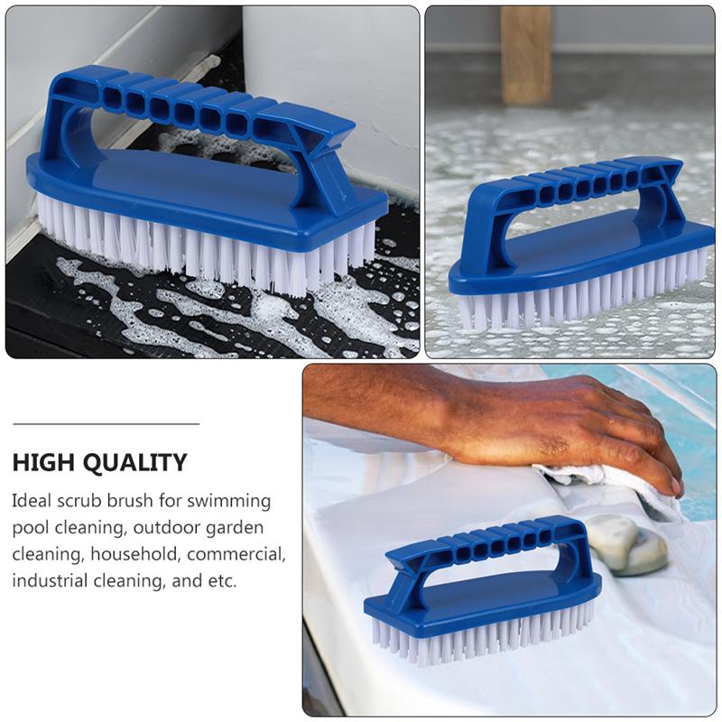 2Pcs Multi Purpose Scrub Borstel Utility Borstel Zwembad Hand-Held Borstel Schoonmaken Tool Zwembad Muur Borstel schoonmaken Tool