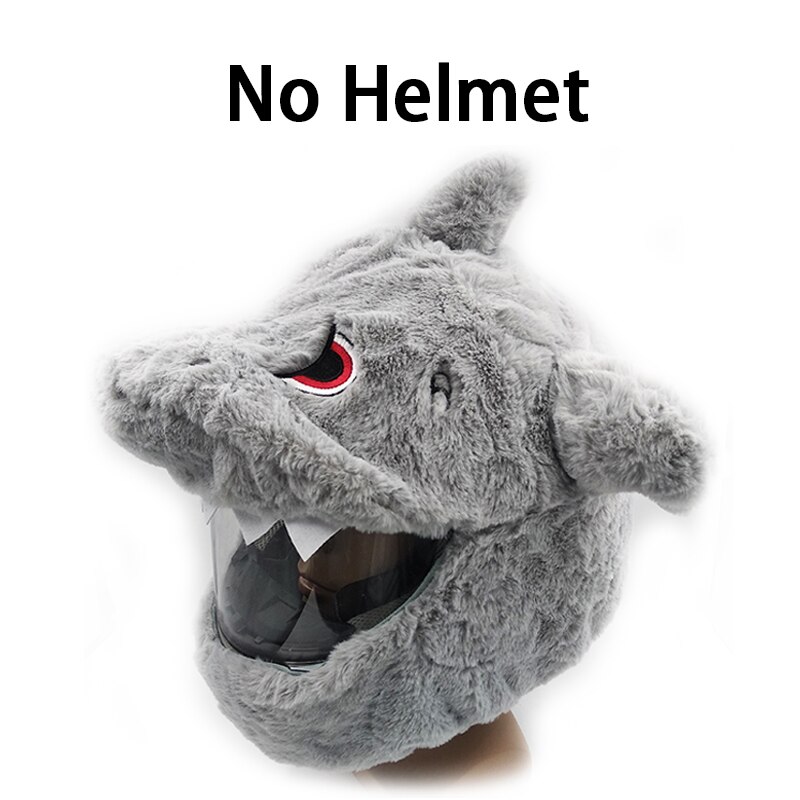 Juleplysjdeksel motorsykkelhjelm tilbehør casco moto cascos para moto capacete de motocicleta kask ror: Ulv
