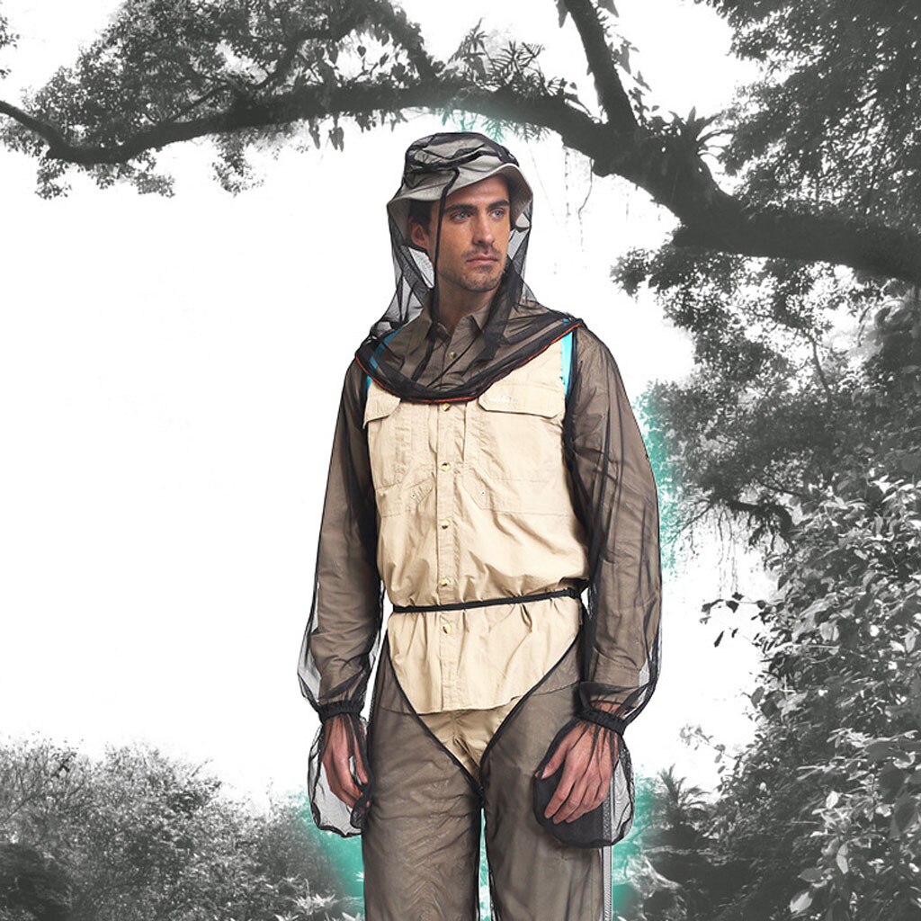 Anti-locust and Anti-bee clothes Hood Mosquito Repellent Net Clothing Insect-Proof Suit Outdoor Protection Set Garden supplies