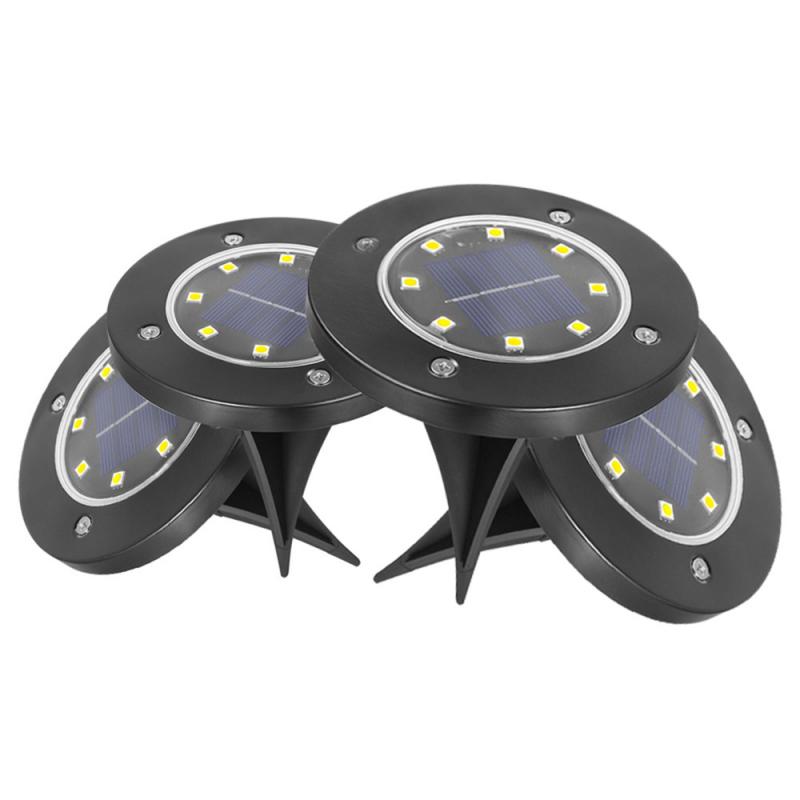 1/4 sztuk nowy lampy ogrodowe na energię słoneczną 8 doprowadziło ziemi słonecznej światła wodoodporna lampa metra wykrywania światła ogrodowe robić trawników: 2