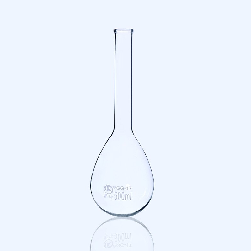 Kjeldahl-frasco de nitrógeno de cuello largo, botella de nitrógeno, vidrio de borosilicato, equipo de laboratorio