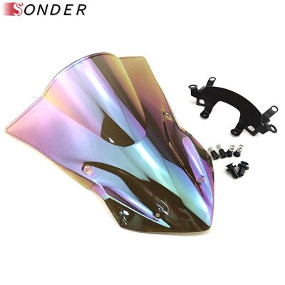 Windshield Windscreen for Kawasaki Z900 Parts Motorcycle Double Bubble Z 900 17 18 19 Screen accessories