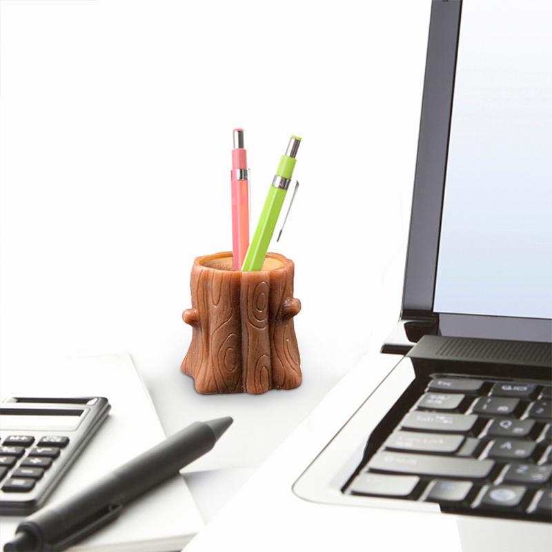 Spremere scoiattolo tazza decompressione ceppo d'albero gadget in gomma netto giocattoli rossi carino portapenne telescopico in miniatura regali per gli amici