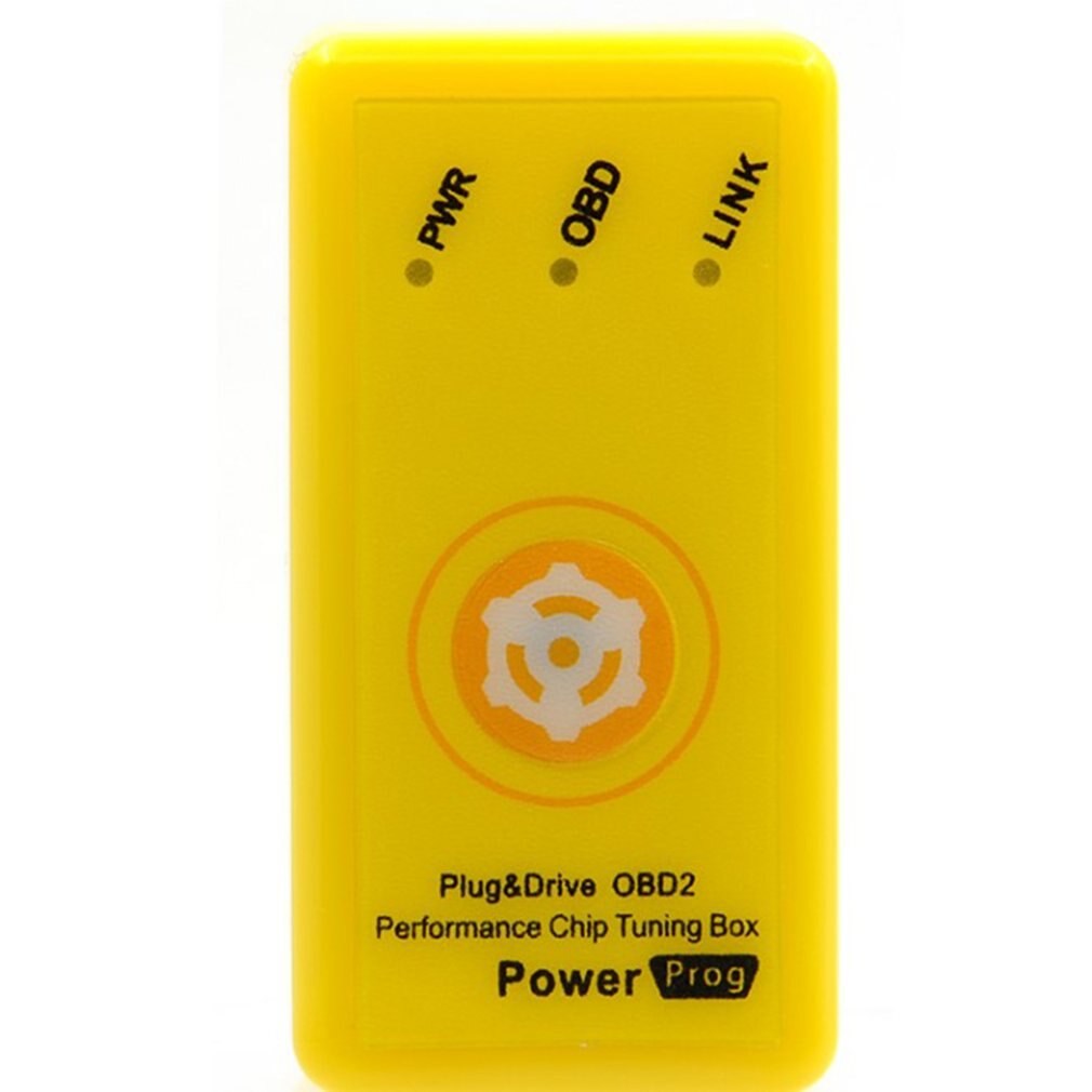 Power Prog Plastic Eco Obd2 Car Power Booster Optimized Fuel Saver Tuning Box Interface For Fuel Economy