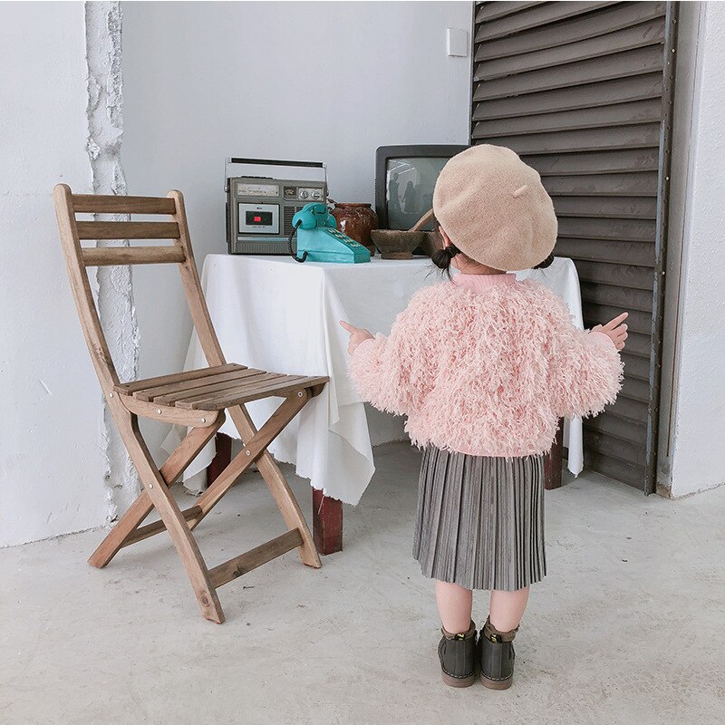 Baby Girl Lace Tassel Sweater Autumn Winter Spring Thick Tassel Hoodie Infant Toddler Sweatshirt Outwear Baby Clothes