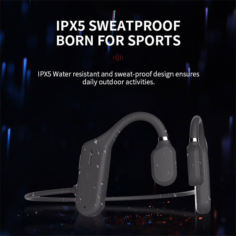 SHODA Openear Duet Bone Conduction Headphones Sports Headphones Bass IPX5 Waterproof Wireless Earphone Headset