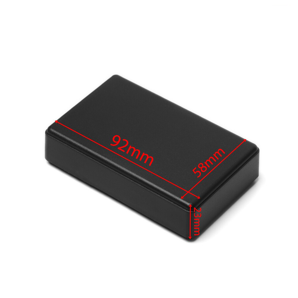 Electronic Supplies Waterproof ABS Plastic Project Box Storage Case Housing Instrument Case Enclosure Boxes: Dark Grey