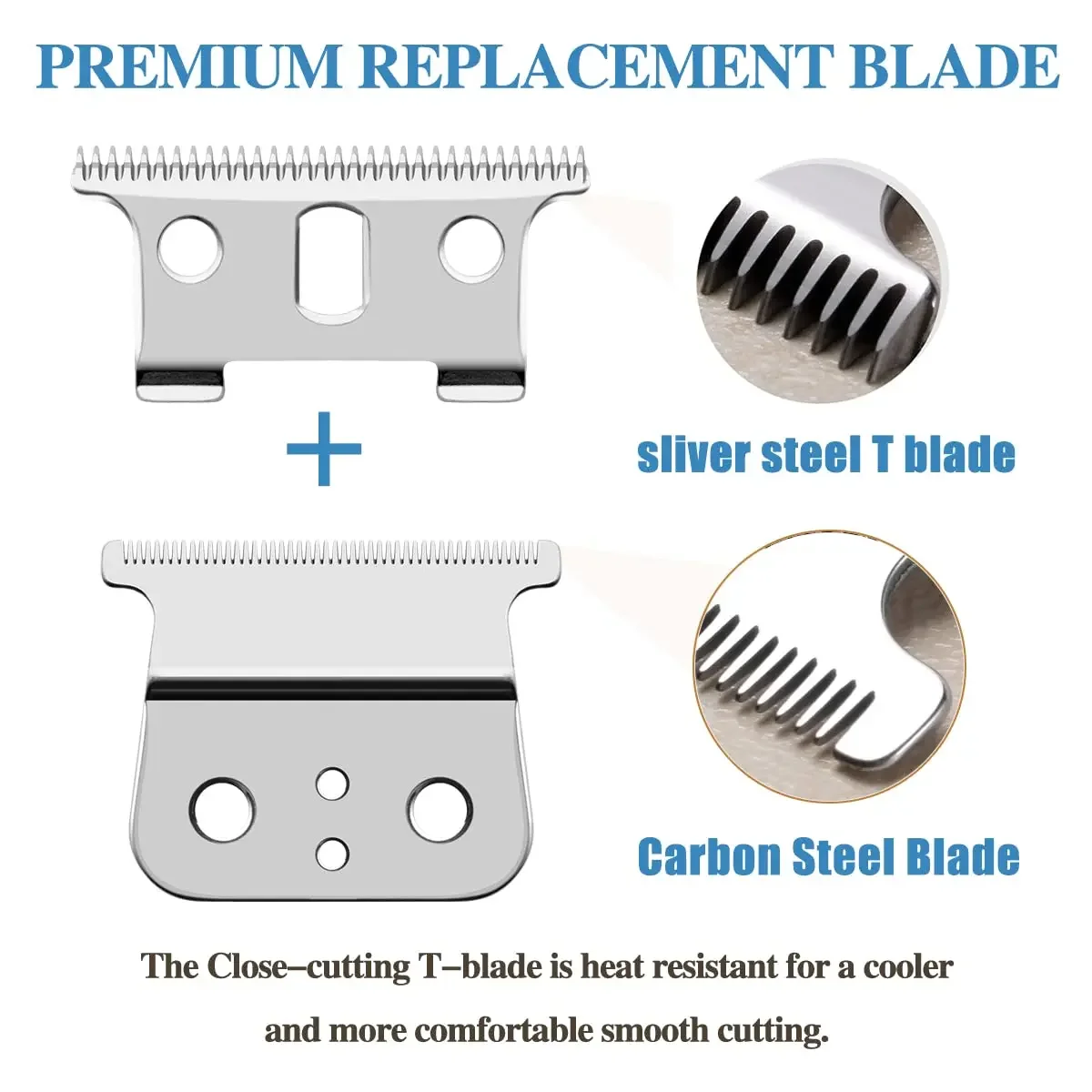 Cuchilla para cortadora Andis Outliner T, GTX,GTO, GO, Compatible con Andis #04710 y Andis #04521