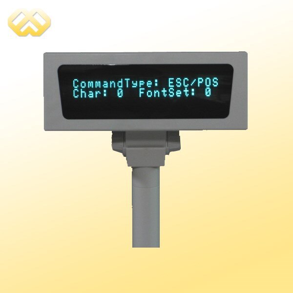VFD220E-AU Android Customer Display USB VFD 20 characters*2 Lines For POS Register