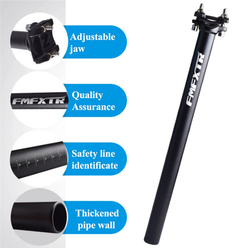 Einstellbare Berg Straße Fahrrad Verlängerung Sattel Rohr Fahrrad Sitz Aluminium Legierung Fahrrad Teile 400mm/15,7 in