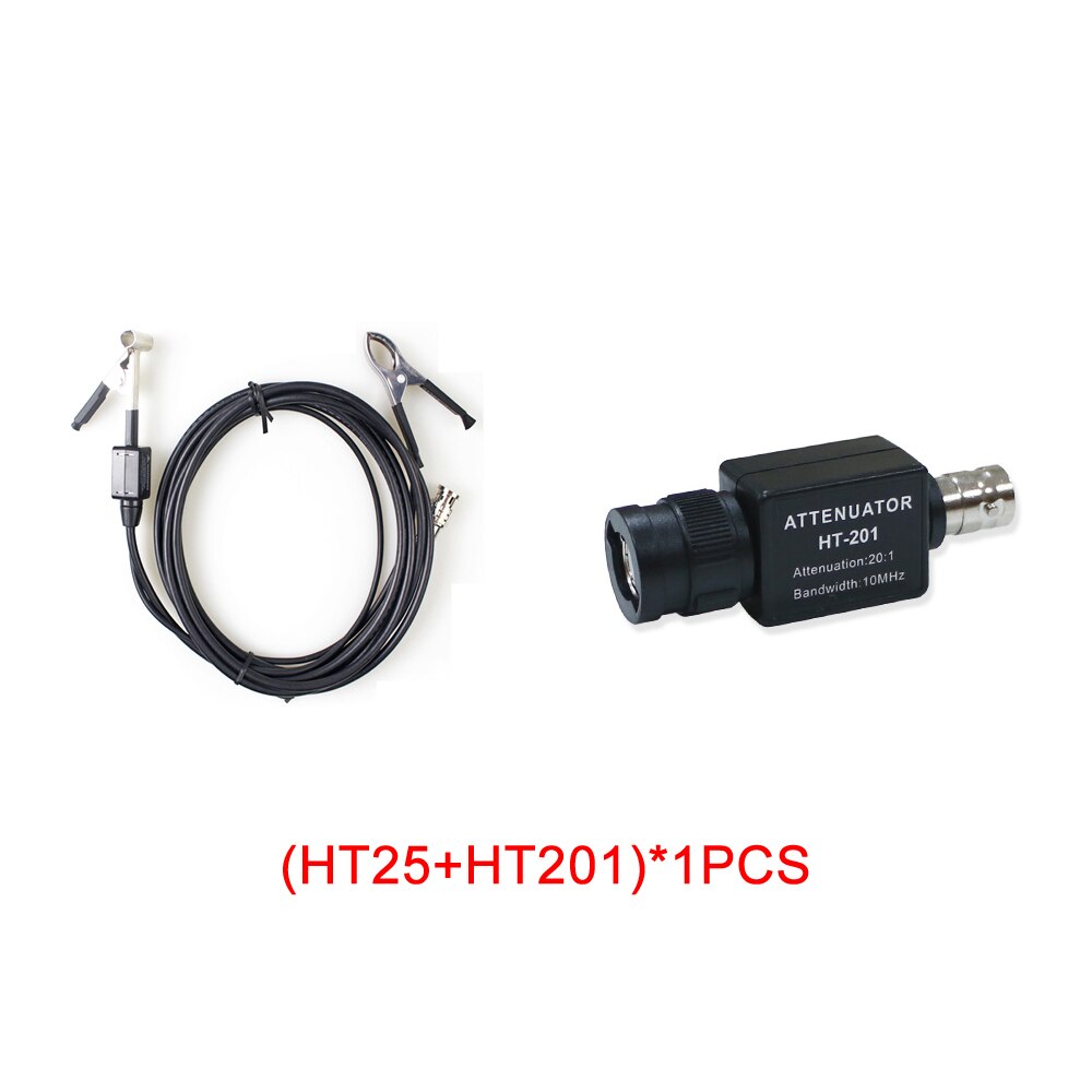 Hantek oscilloscope probe HT25 for Hantek 1008C original Automotive Oscilloscope 2.5 meters Ignition Capacitive decay up 10000:1: HT25 and HT201 1PCS