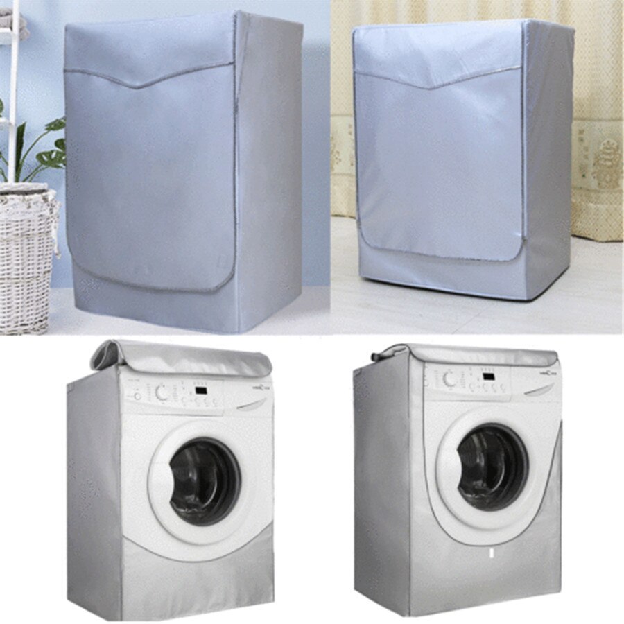 Waterproof Washing Machine Zippered Dust Guard Cover Protection Front Cover