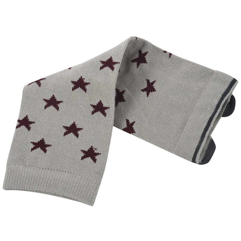 1 paar Cartoon Weiche Baumwolle Baby Kinder Winter Beinlinge Socken Kind Knie Pads grau