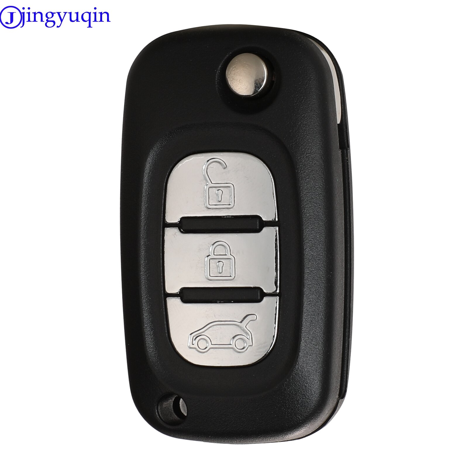 jingyuqin ASK FSK ID46 433MHZ pcf7961 Remote Key Case Shell Cover For Renault Clio 3 Megane 3 Kangoo Modus Folding Flid