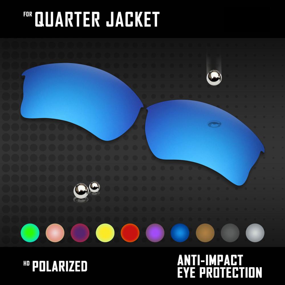Oowlit-lenzen vervangen voor oakley quarter jacket  oo9200 zonnebril gepolariseerd - meerdere kleuren