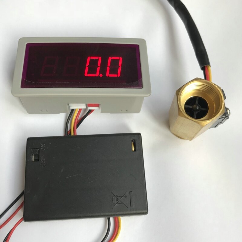 uns208MA YF-B2 1-25L/min Digitaler fluss Sensor Elektronische fließen Meter und Alarmer Fluss Bewertung Anzeige Frequenz Zähler iSentrol wählen