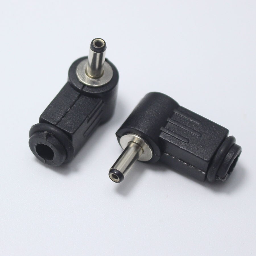 3.5x1.35mm Dc Plug 3.5*1.35mm l-vormige Mannelijke 90 Haakse Enkele Kop Jack Adapter Cord Connector