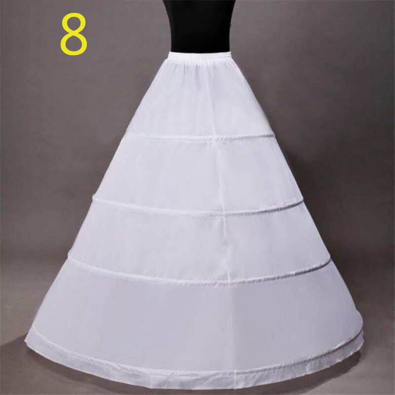 JIERUIZE Wedding Petticoat Crinoline Slip Underskirt Short Dress Cosplay Petticoat: NO.8