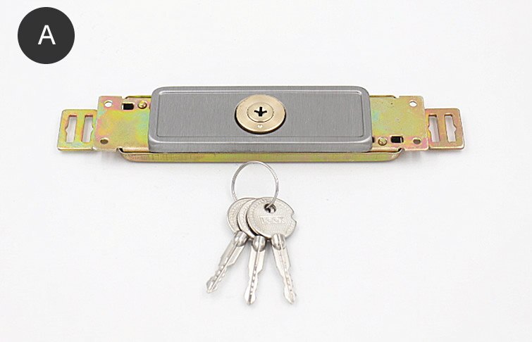 Roll gate Anti-theft lock,Shutter safe locks,copper Cylinder,locked in Inside or outside,install middle or Bottom lock,Hardware: A