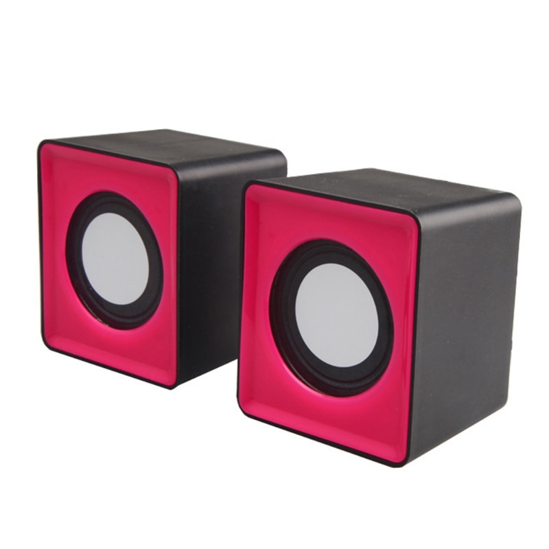 Nuevos Mini altavoces con cable USB 2,0 para ordenador portátil PC MP3 Multimedia altavoz de Color aleatorio
