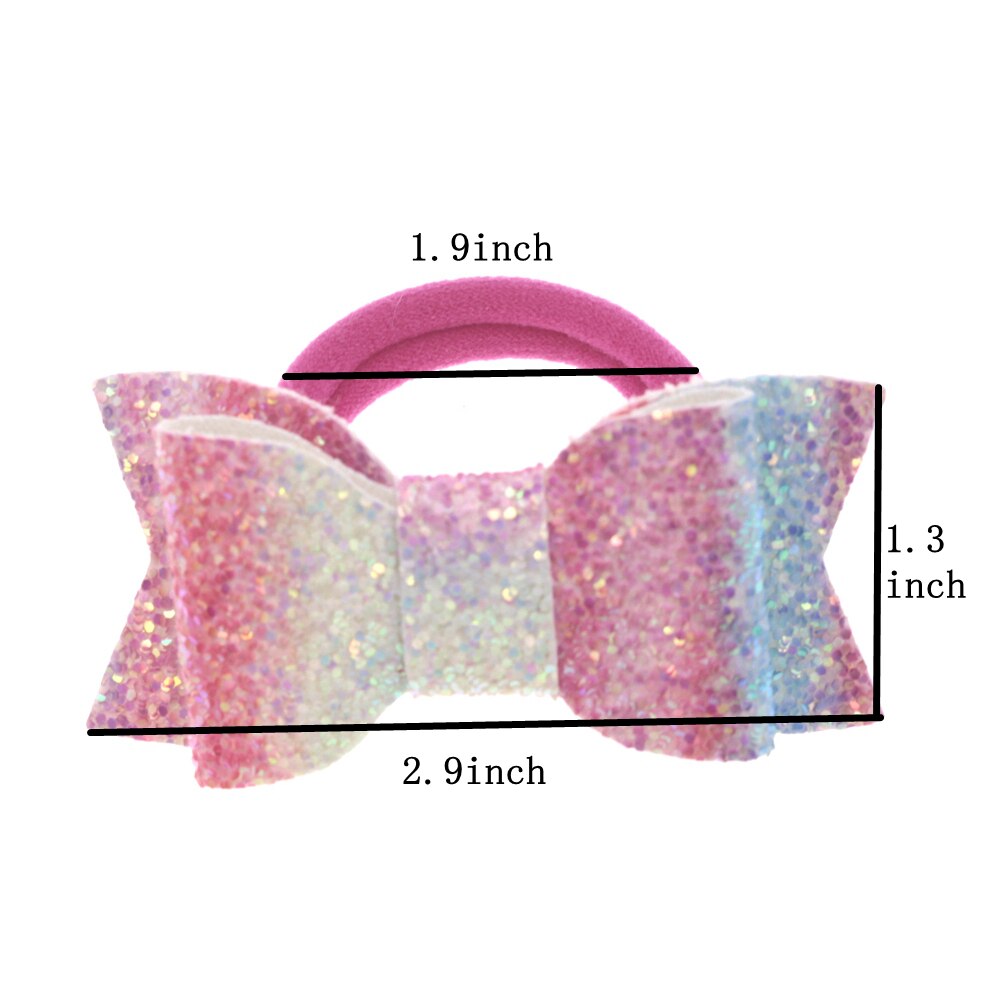 Baby nylon pannband med paljett rosett flicka diy blomma elastiskt pannband barn huvudbonader barn håraccessoarer