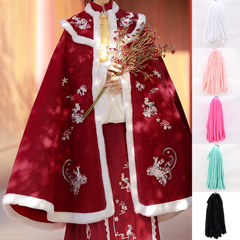 1M Kunstmatige Konijnenbont Lint Tapes Diy Kleding Naaien Pluizige Bekleding Trimmen Stof Woondecoratie Faux Bont Naaien Kostuum cra