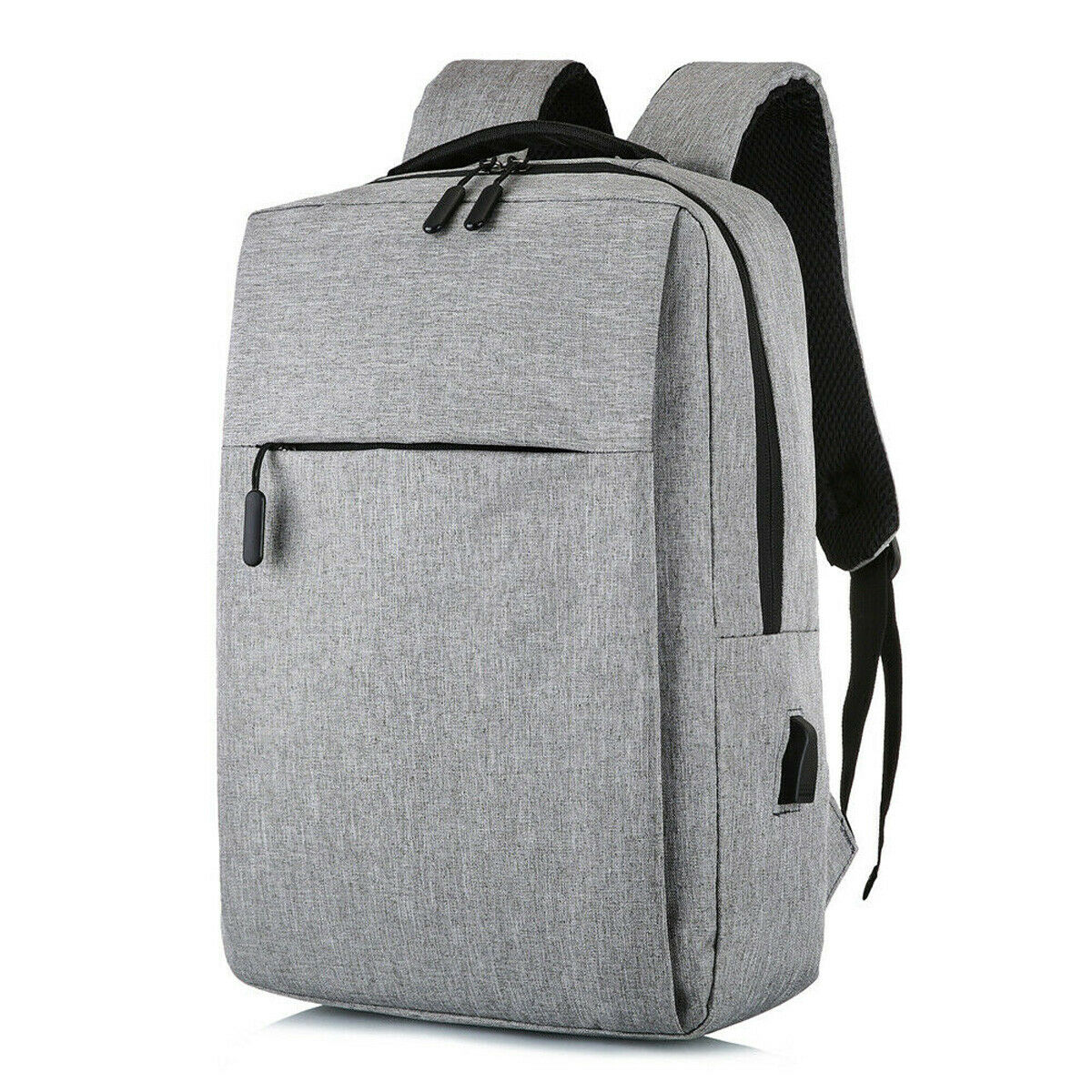 Mannen 15.6 Inch Laptop Rugzak Kantoor Werk Mannen Rugzak Zakelijke Tas Unisex Vrouwen Rode Ultralight Rugzak Dunne Back Pack: Grijs