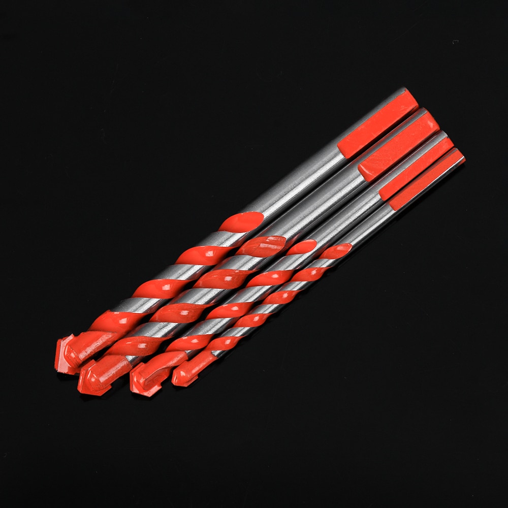 6/8/10/12mm Triangle Diamond Drills Twist Hammer Multi-Construction Wall Hole Saw Metal Drill Bit Saw Drilling Multipurpose Elec