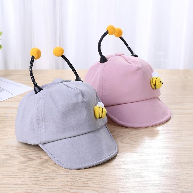 Cotton Stylish Warm Hat Sun Hat Protective Baby Summer Children Kids Soft Brim Detachable Outdoor Cap for Boys Girl