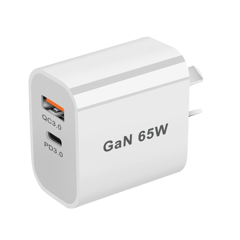 QC3.0/PD caricabatterie rapido 20W caricatore a doppia porta per AU/EU/UK/US Plug caricabatterie rapido per telefono cellulare USB/type-c per iphone cavo C2C/C2L: AU plug