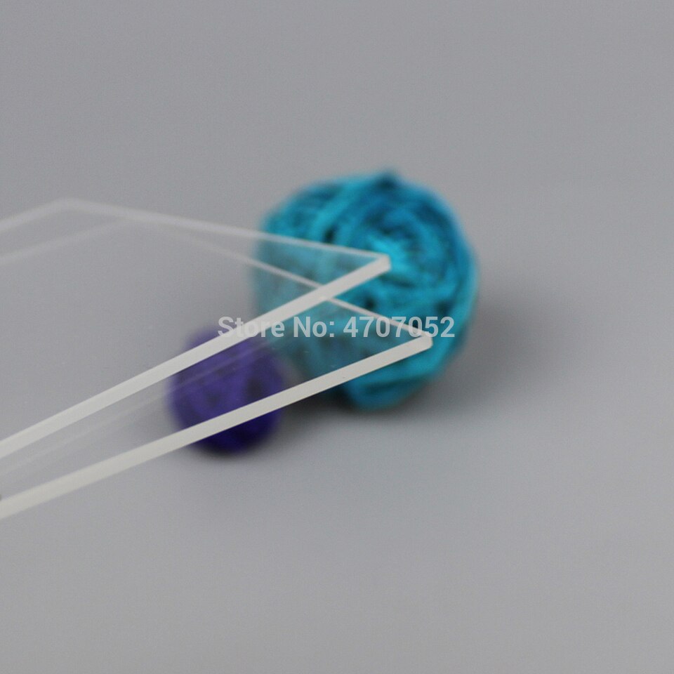 UV Glass Transparent Fused Silica Sheet 30mm*30mm*3mm Quartz Glass Square Plate