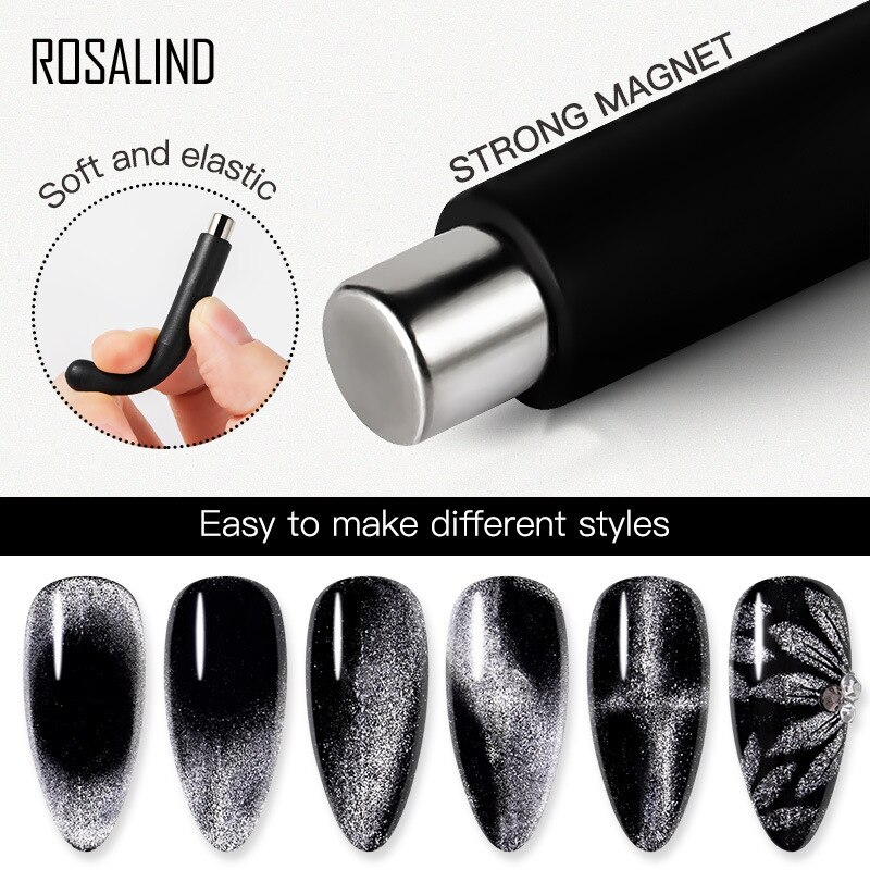 Cat Eye Nagellak Fancy Cilindrische Magneet Krachtige Magneet Nail Tool Nail Magnetische Stok Nail Cat Eye Magneet Spar